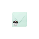 CLAIREFONTAINE Square Envelopes Pollen Jade Green 20 Units