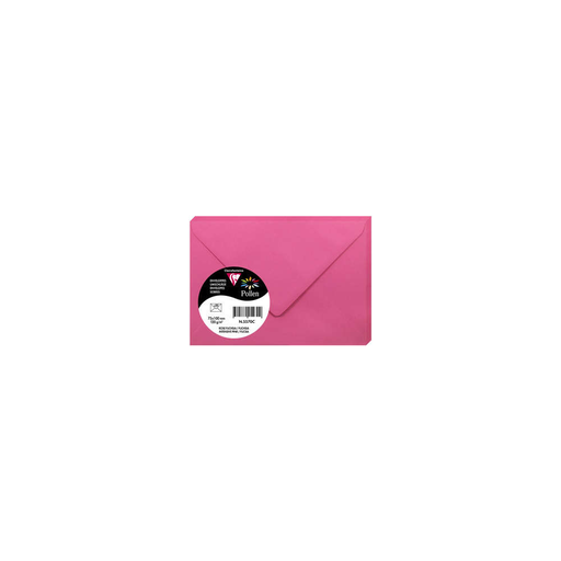 [3329680055702] CLAIREFONTAINE Pollen Envelopes 75 x 100mm Fuchsia
