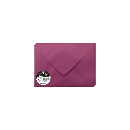 [3329680057621] CLAIREFONTAINE C5 Envelopes Pollen Raspberry 16.2x22.9cm 20 Units