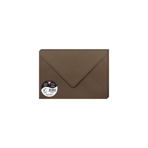 [3329680058727] CLAIREFONTAINE C5 Envelopes Pollen Taupe Brown 16.2x22.9cm 20 Units