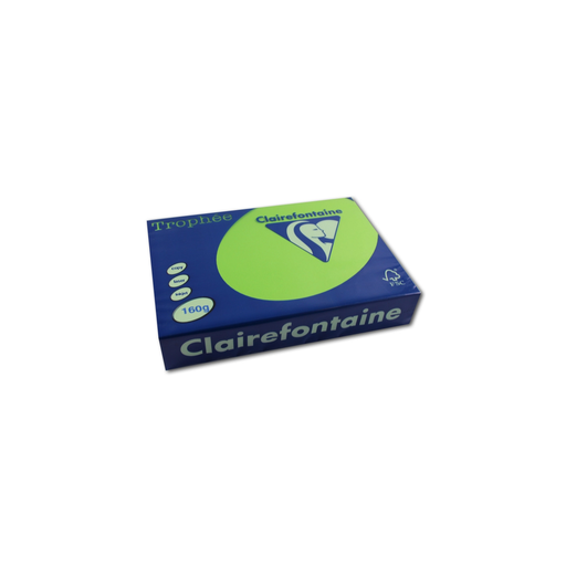 [3329680102505] CLAIREFONTAINE Resma de papel A4 verde menta 160g 250 folhas
