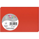 CLAIREFONTAINE Cartes Pollen Rouge corail 8,2x12,8cm 25 unités 210g
