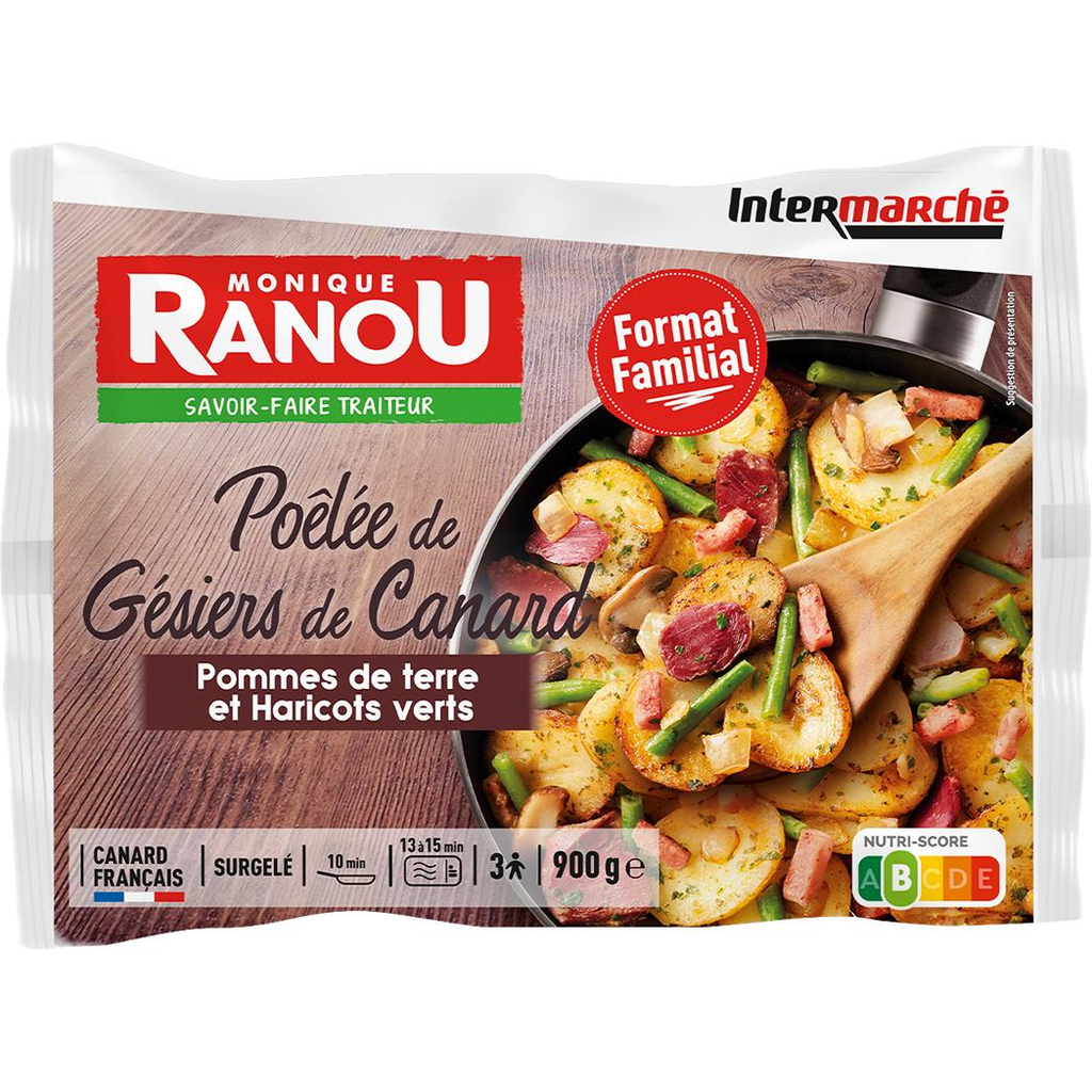 MONIQUE RANOU Poêlée de gésiers de canard 900 g