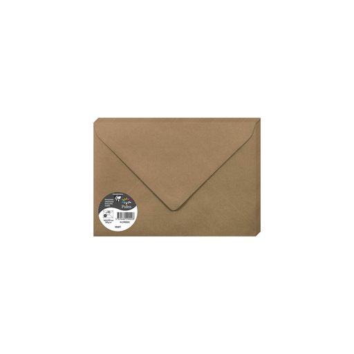 [3329680290028] CLAIREFONTAINE Enveloppes Pollen Kraft C5 16,2x22,9cm 20 Unités