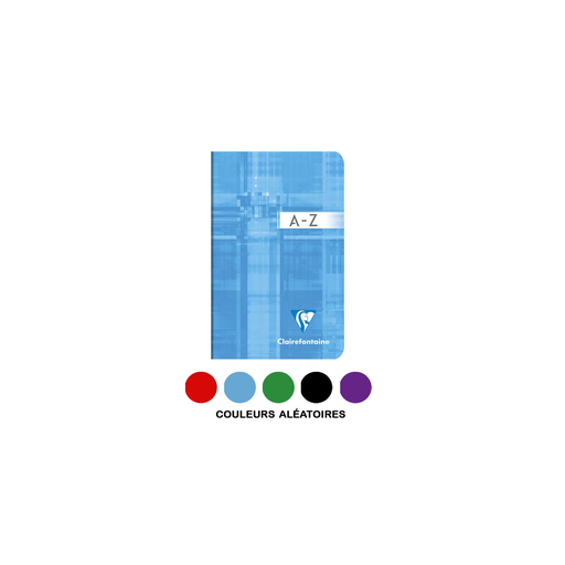 [3329680359909] CLAIREFONTAINE Address Book 9x14cm Small Squares 96 Pages