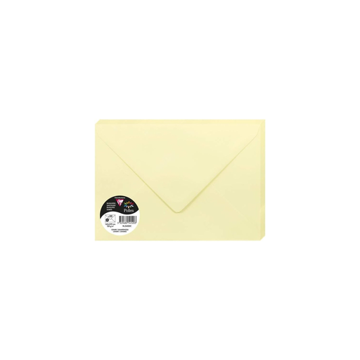 [3329680545203] CLAIREFONTAINE Sobres C5 Pollen Canario 16,2x22,9cm 20 Unidades