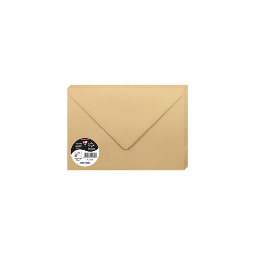 [3329680548204] CLAIREFONTAINE Sobres Pollen Caramelo C5 16,2x22,9cm 20 Unidades