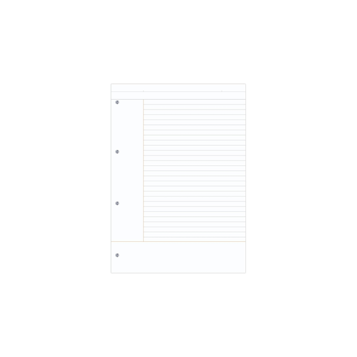 [3329680581980] CLAIREFONTAINE Cornell Notes A4 Course Pad 100 Sheets 90g