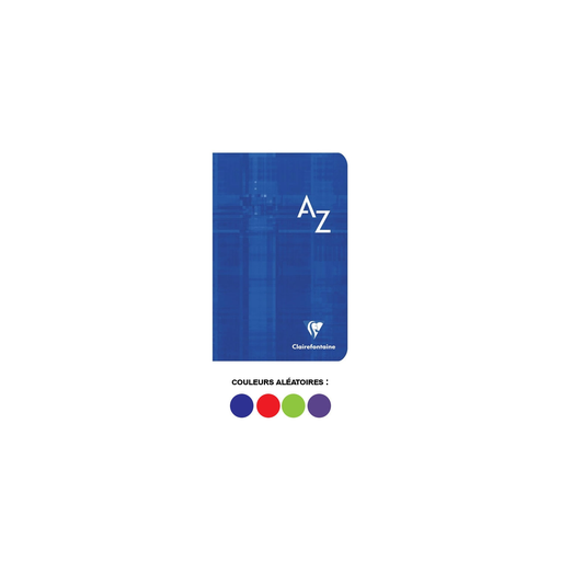 [3329680636093] CLAIREFONTAINE Address Book 11x17cm Small Squares 96 Pages