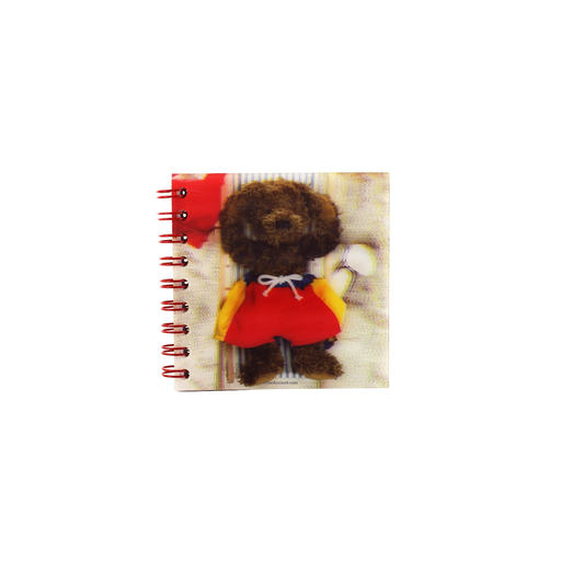 [3329680752410] CLAIREFONTAINE 3D Nounours Notepad 12x12 cm