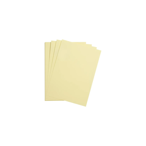 [3329680974676] CLAIREFONTAINE Papier Dessin Maya Jaune Paille A4 270g - 25 Feuilles