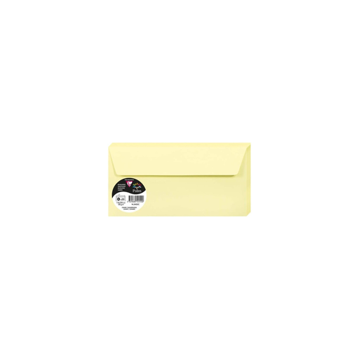 [3329681200224] CLAIREFONTAINE DL Envelopes 110x220mm Canary 20 Units