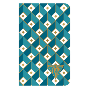 [3329681940861] CLAIREFONTAINE Neo Deco Notebook Mi-Saison Collection 7.5x12cm 48 Pages Ruled Assorted Patterns