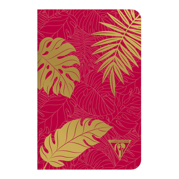 [3329681943060] CLAIREFONTAINE Neo Deco Collection Mi-Saison Notebook 11x17cm 96 Lined Pages Jungle Pattern
