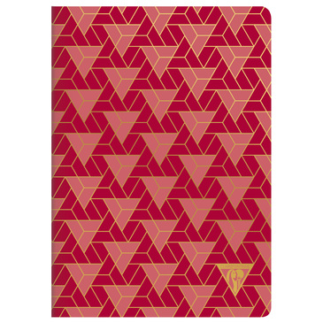 [3329681944364] CLAIREFONTAINE Notebook Neo Deco Mi-Saison Collection A5 96 Lined Pages Triangles Pattern