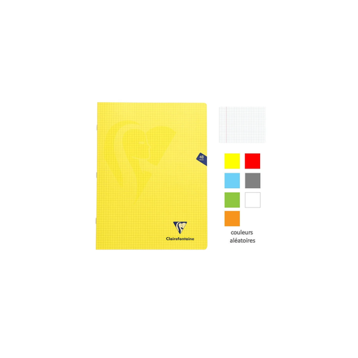 [3329683033127] CLAIREFONTAINE Mimesys Polypro Notebook 5x5 Grid 24x32cm 48 Pages