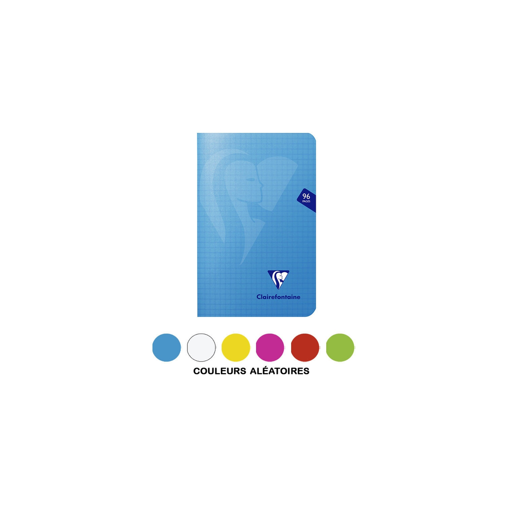 CLAIREFONTAINE Mimesys Polypro Notebook 110x170 96p 5x5 Grid Assorted