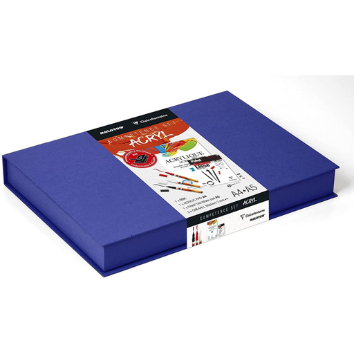 [3329689759069] CLAIREFONTAINE Competence Set Acryl Box A4/A5 with Molotow markers