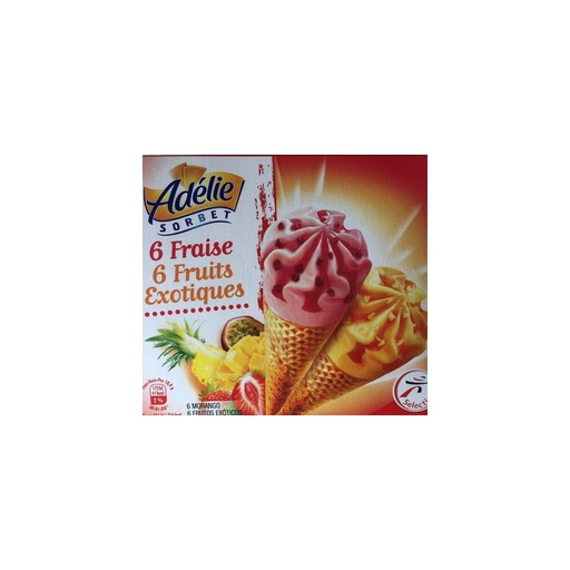 [3250391309368] ADELIE Minicone Fruta x12 226 g