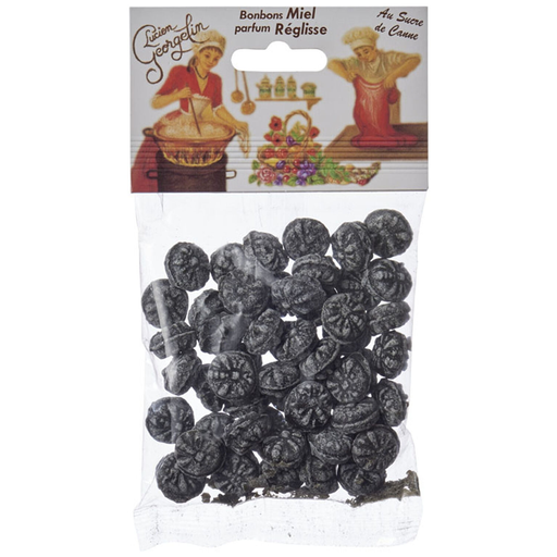 [3330720002037] LUCIEN GEORGELIN Bonbons miel réglisse 150 g