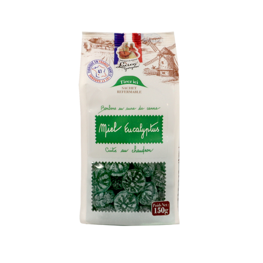 [3330720012272] LUCIEN GEORGELIN Bonbons arôme miel eucalyptus 150 g