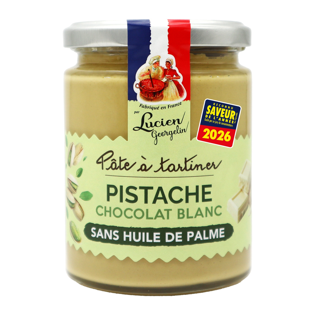 LUCIEN GEORGELIN Pâte à tartiner à la pistache et au chocolat blanc 300 g