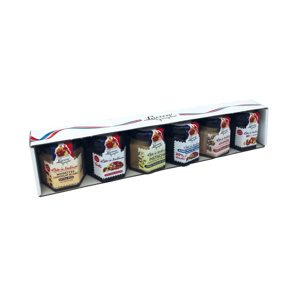 LUCIEN GEORGELIN Assortiment de pâtes à tartiner 6 x 45 g