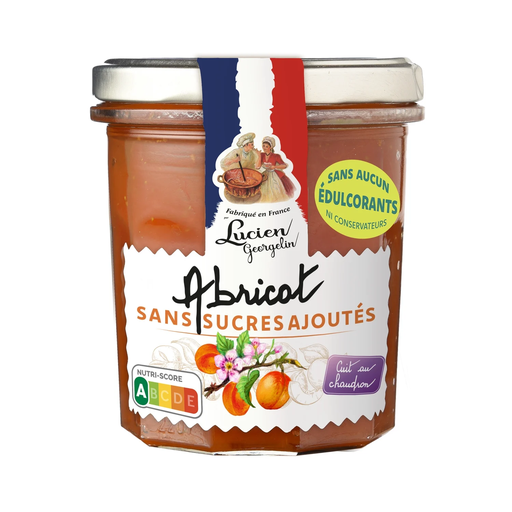 [3330720244000] LUCIEN GEORGELIN Préparation abricots sans sucres ajoutés 320 g
