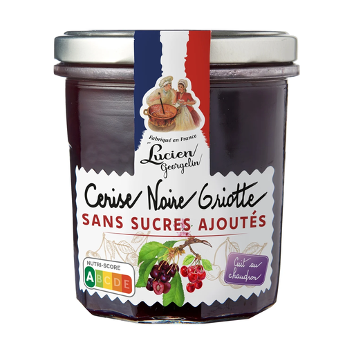 [3330720244055] LUCIEN GEORGELIN Préparation Cerise Noire Griotte Sans Sucres Ajoutés 320 g