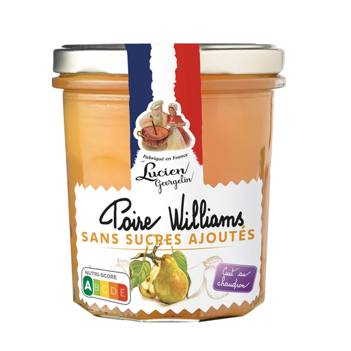 [3330720244062] LUCIEN GEORGELIN Préparation Poire Williams Sans Sucres Ajoutés 320g