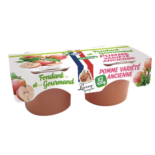 [3330720315274] LUCIEN GEORGELIN Old variety apple dessert 2 x 100 g