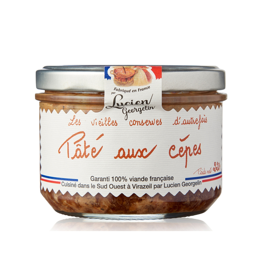 [3330720650108] LUCIEN GEORGELIN Patê de cogumelos porcini 220 g