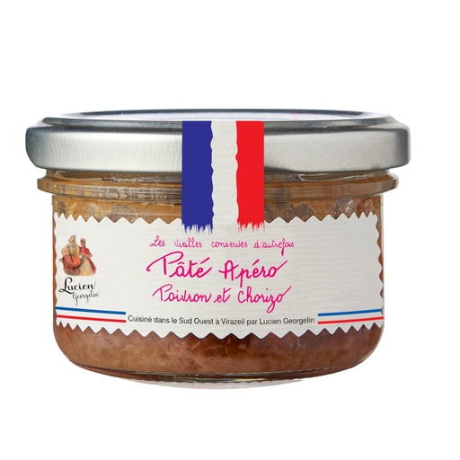 [3330720652270] LUCIEN GEORGELIN Aperitif Pate Chorizo and Peppers 70 g