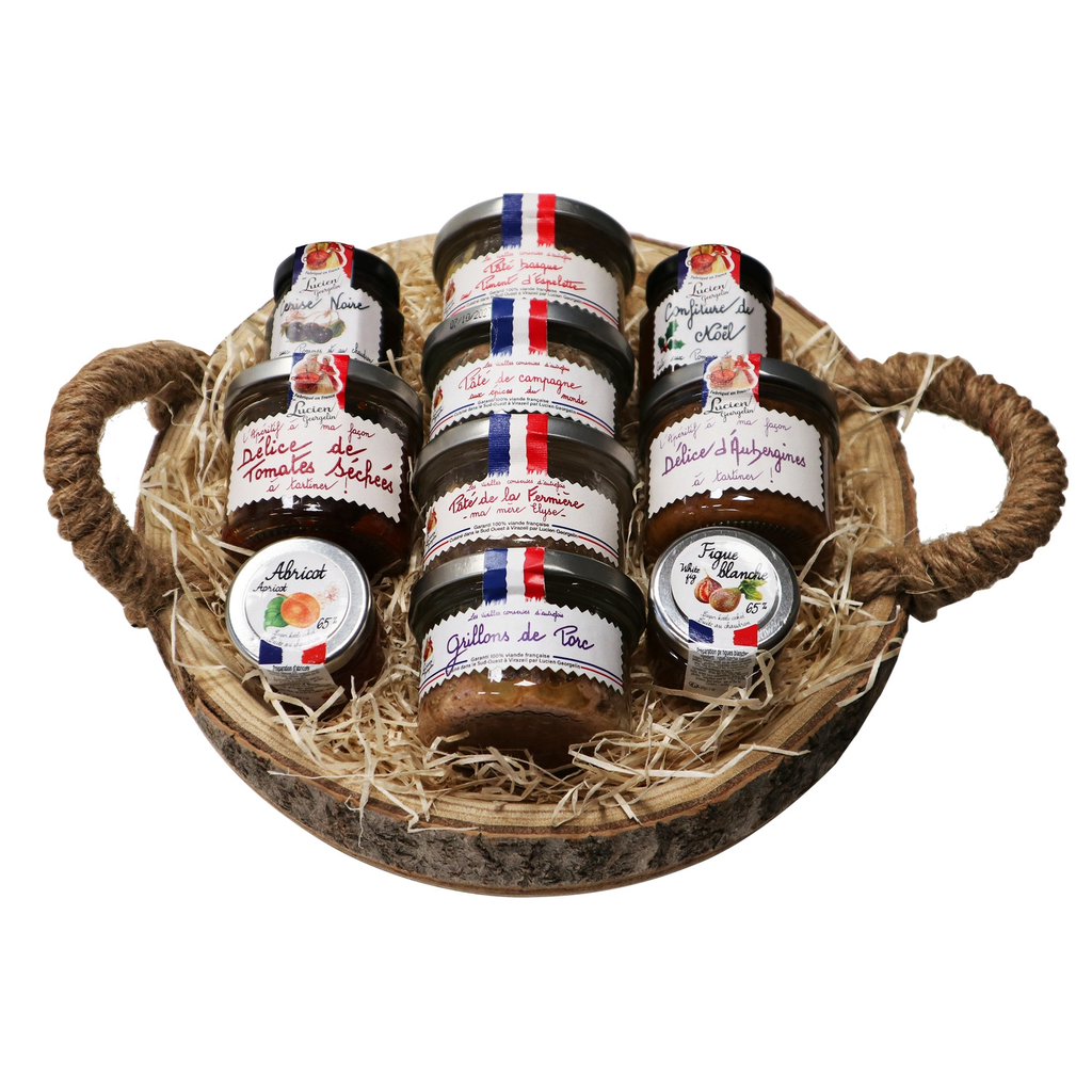 LES RECETTES CUITES AU CHAUDRON Coffret Quentin V2 sortido de paté e compotas 630 g