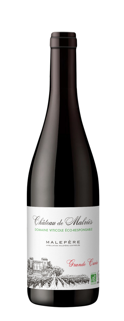 CHÂTEAU DE MALVIÈS De Grande Cuvée BIO, 2021 Malepère AOP Rouge 75 cl