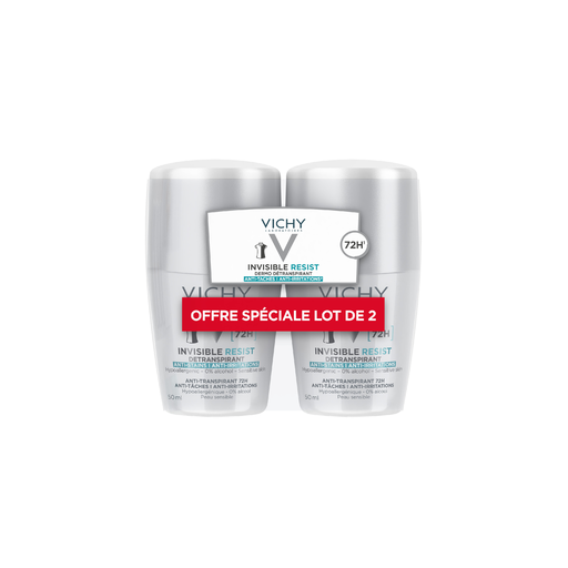 [3337875895620] VICHY Desodorante Hombre Invisible Resist Antitranspirante 2x50ml