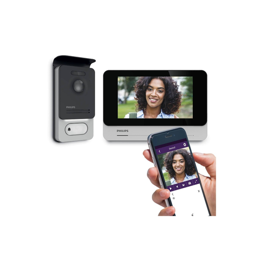 [3345115310369] PHILIPS Videoporteiro ligado com fios Welcome Eye Connect V2
