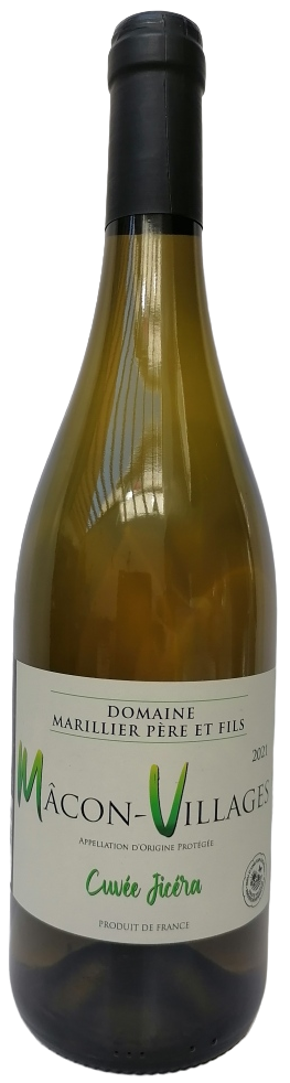 VILLAGES Domaine Marillier Père et Fils Cuvée Jicéra 2021 Mâcon AOP Dry White Wine 75 cl