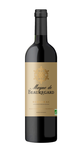 [3374620000229] MAYNE DE BEAUREGARD Vinho Tinto Bergerac AOP Bio 2020 75 cl