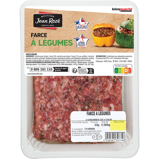 [3250391327348] JEAN ROZÉ Vegetable Stuffing 500 g