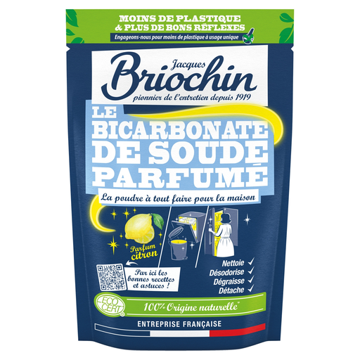 [3383482302983] BRIOCHIN Bicarbonate de soude Poudre Anti-Odeurs Parfum Citron 500 g