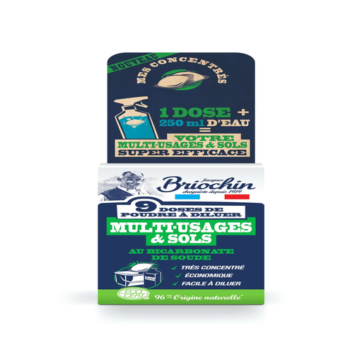 [3383482305519] BRIOCHIN Multi-Purpose and Floor Cleaner Dilutable Doses, 9 doses