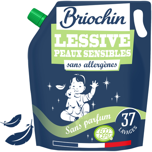 [3383482306783] BRIOCHIN Detergente Líquido Hipoalergénico Sin perfume 1,7 L