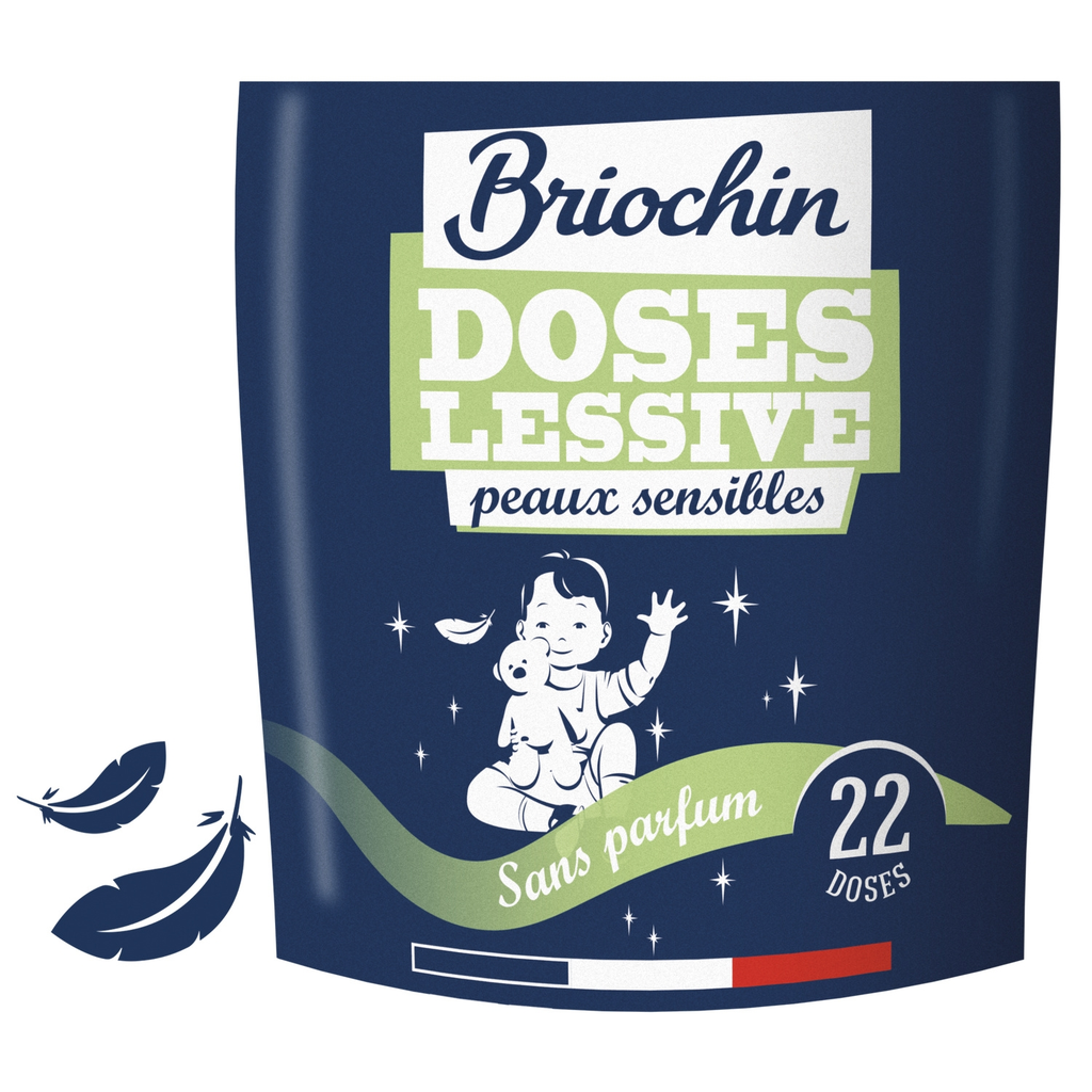 BRIOCHIN Detergente Líquido Pieles Sensibles Sin Perfume 336 ml