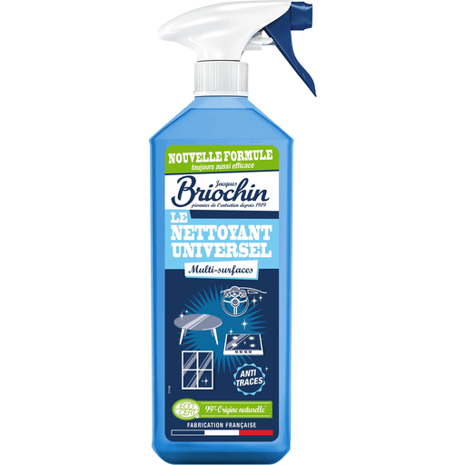 [3383482309876] JACQUES BRIOCHIN Nettoyant Ménager Universel Multi-Surfaces Anti-Traces 750 ml