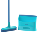 SPONTEX Catch & Clean Broom Rubber Bristles + Dustpan
