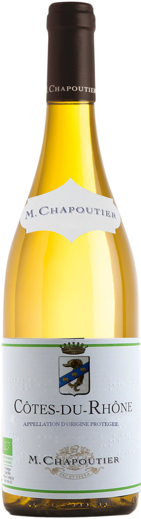 M. CHAPOUTIER Vinho Bio 2021 Côtes du Rhône AOP Branco Seco 75 cl
