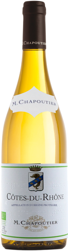 [3391180011373] M. CHAPOUTIER Vinho Bio 2021 Côtes du Rhône AOP Branco Seco 75 cl
