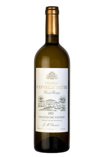 [3397253110004] CHÂTEAU CANTELAUDETTE Cuvée Prestige 2023 Graves de Vayres AOP Vinho Branco Seco 75 cl