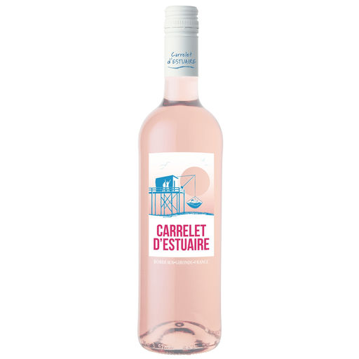 [3412911020461] CARRELET D'ESTUAIRE Rosé Wine AOP Bordeaux de l'Estuaire 75 cl